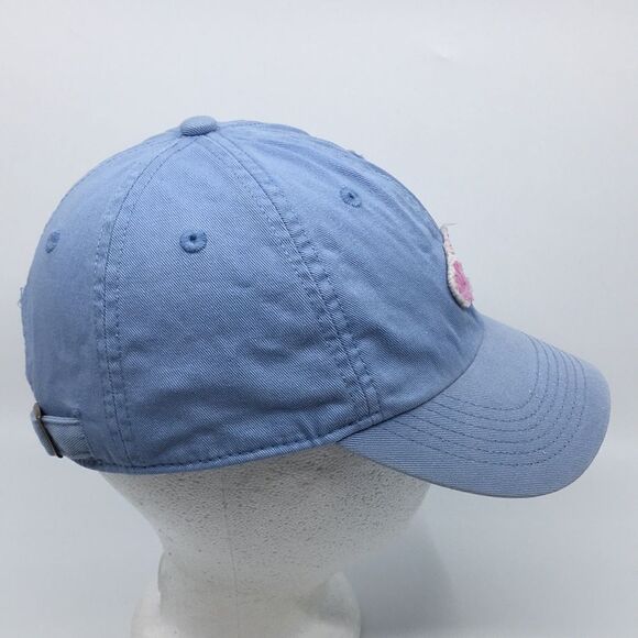 Life Is Good Light Blue and Pink Patch Embroidered Hat Baseball Cap - Picture 10 of 16